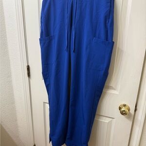 Women's Vibrant Blue Scrub Pants